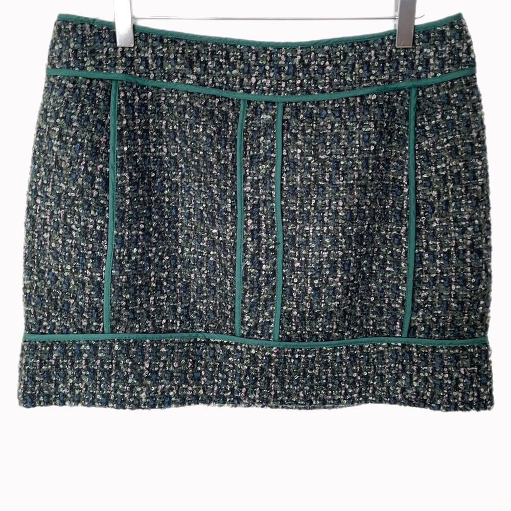 NWT J. Crew Factory Tweed Mini Skirt Sz 10 - Picture 1 of 4